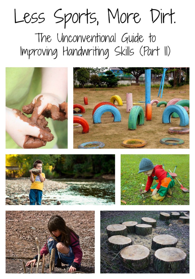 Easy Obstacle Course to Improve Handwriting - Your Kid's Table